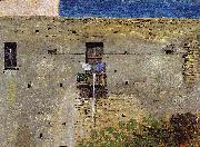 Thomas Jones A Wall in Naples oil on canvas